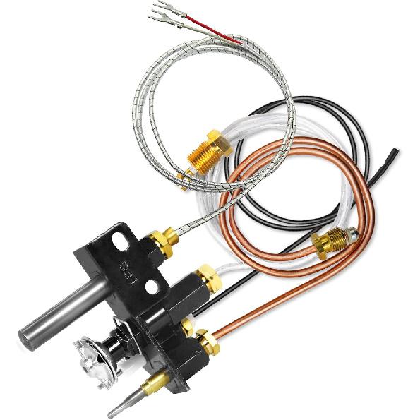 69L18 Pilot Assembly Propane Gas (LP) , 108084-03 Propane Fireplace Pilot Assembly for Lennox Elite, IHP, Merit, Superior, Astria Direct Vent