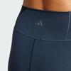 Adidas SS25 Mid-Rise Yoga Breathable Comfortable Versatile Sports Long Pants Women Pants Dark-Blue JI8360