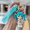 Kawaii Hatsune Miku Keychain Anime Doll Bag Pendant Cartoon Small Decoration Accessories Car Key Chain Backpack Charm Gifts