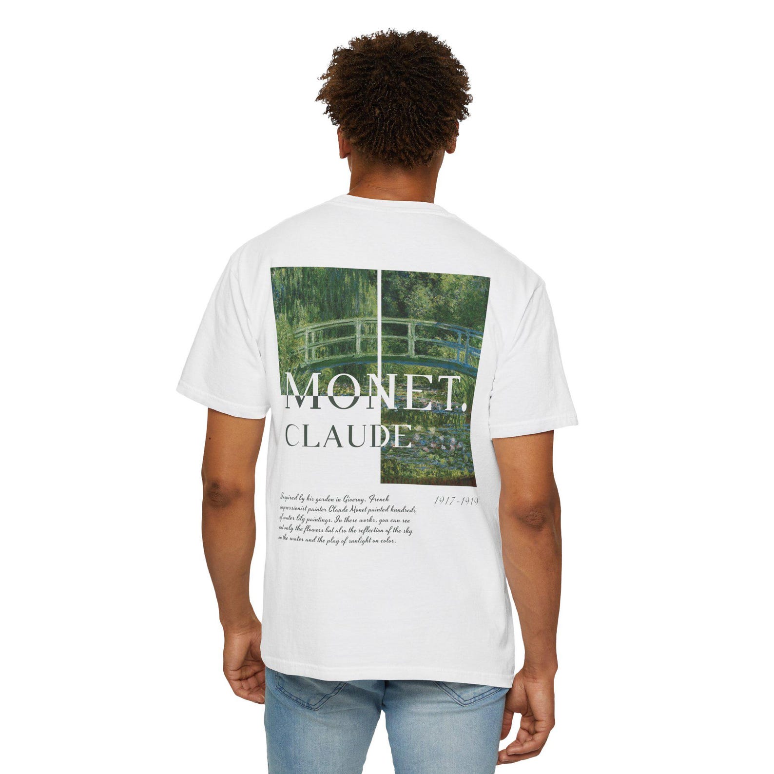 Unisex Monet Claude T-Shirt, Impressionist Art Tee, Vintage Painting Graphic Shirt, Aesthetic Museum Gift Top 3XL