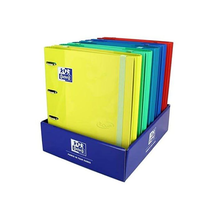 Classeur à anneaux multicolore - Oxford - 5,16x26,49x32,23 cm - Plastique - Enfants unisexe - Multicolore