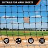 Baseball Softball Backstop Nets 10x10x35 FT /12x12x55 FT Sports Netting Barrier Portable Net Only No Frame Included for Backyard