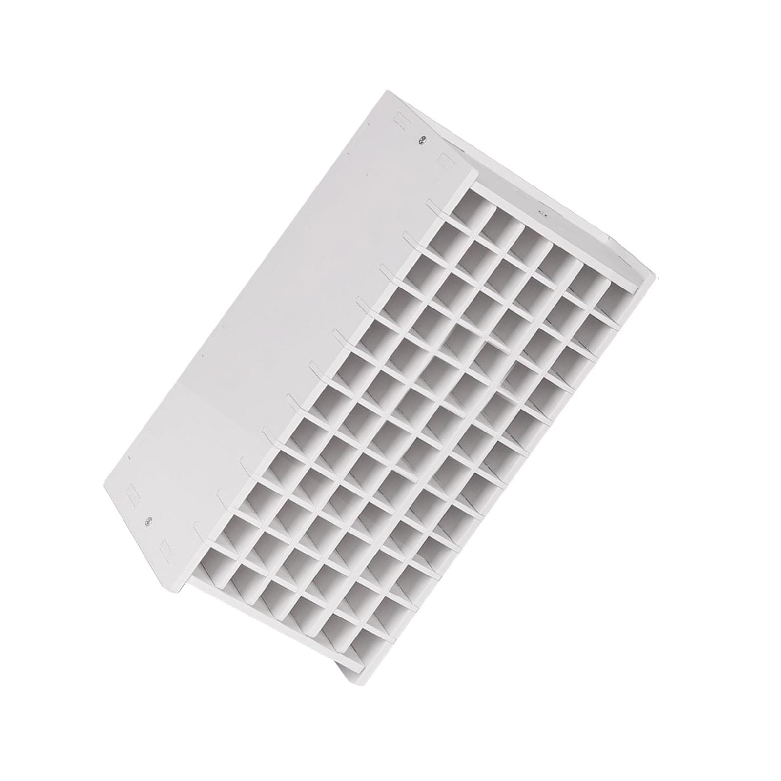 Органайзер для хранения маркеров, держатель для художественных принадлежностей с большим количеством слотов для стола со съемным разделителем и подставкой для цветных карандашей 72 белый