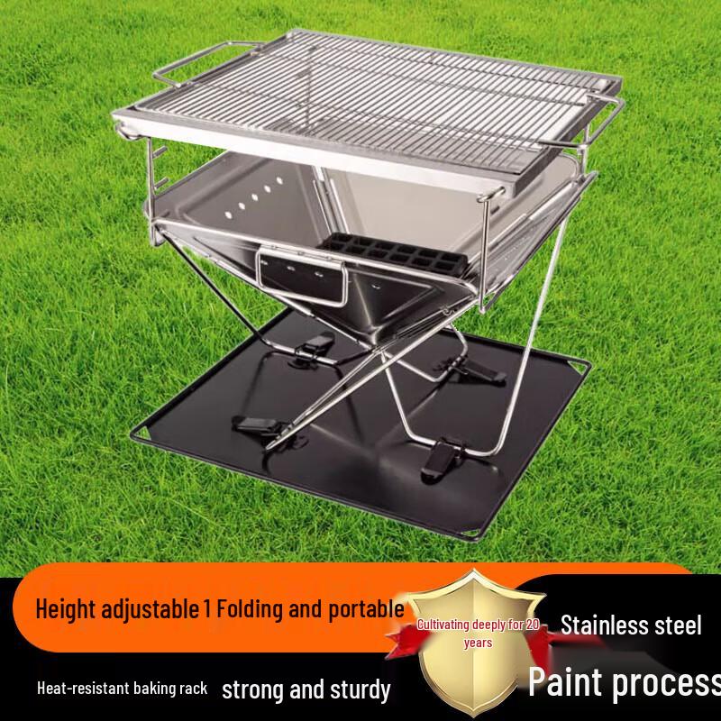 Outdoor BBQ Grill and Accessory Set
