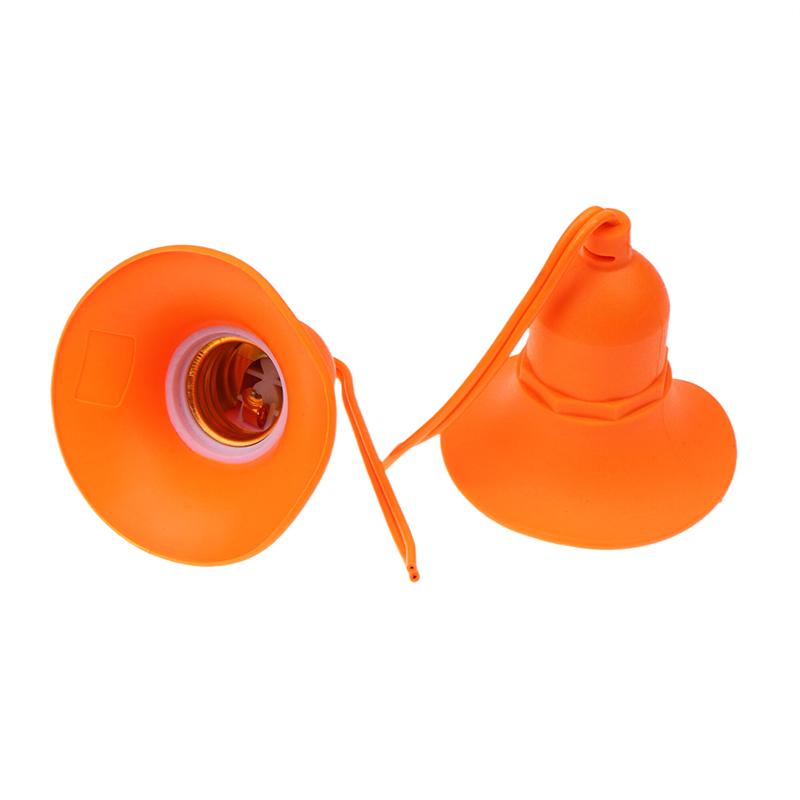 1/2Pcs E27 Screw Lamp Holder Chandelier High Temperature Waterproof Lampholder Light Bulb Holder Adapter