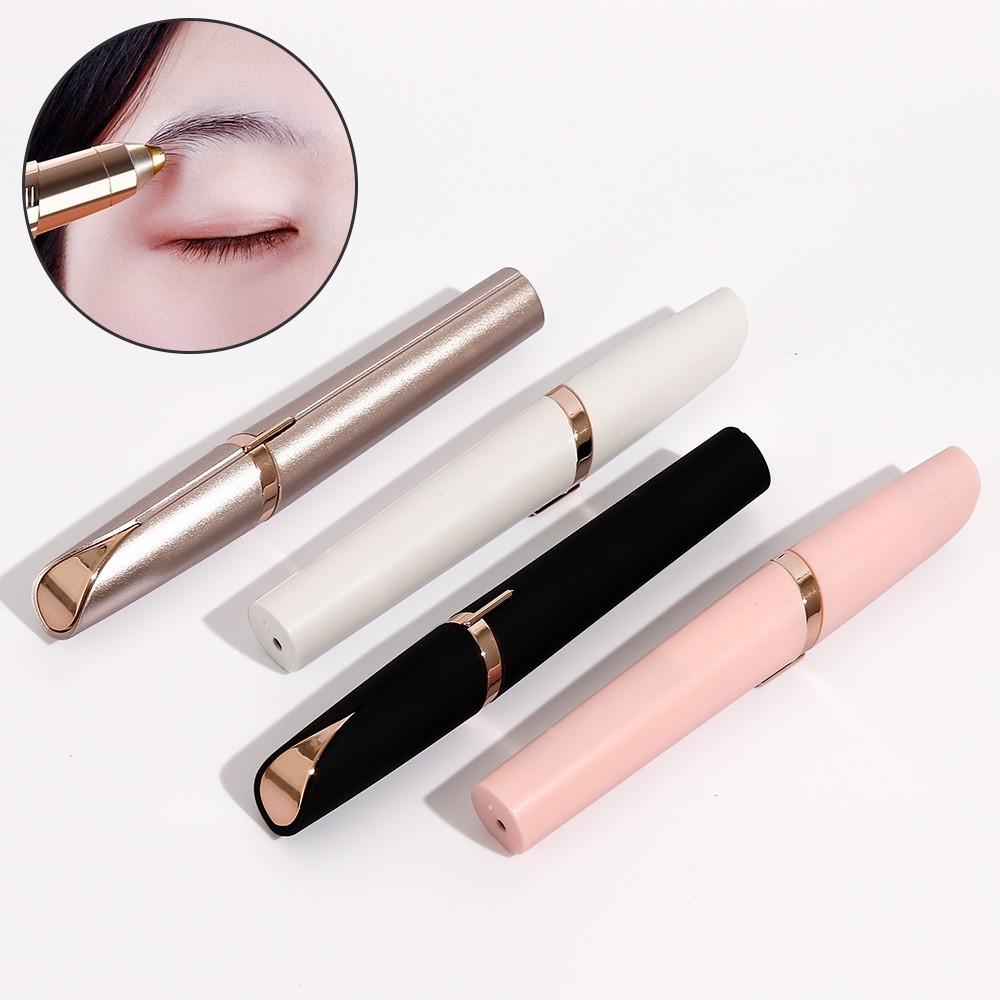 Electric Eyebrow Trimmer Security Hair Removal Eye Brow Epilator USB Charger Mini Shaper Shaver Hair Removal Painless Beauty
