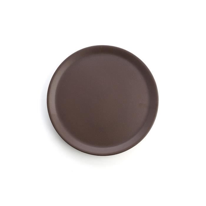 Assiette Plate Anaflor Barro Anaflor Viande Faïence Marron Ø 31 Cm (8 Unités)