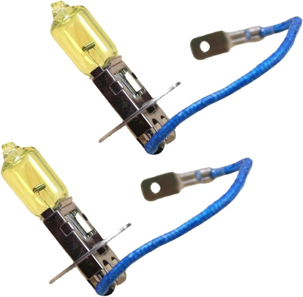 [Deepa Ribusu] H3 Halogen Bulb 12V Headlight Yellow 2600K 55W