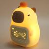 Capybara Shape Capybara Night Light USB Rechargeable Bedside LED Clock  Bedside