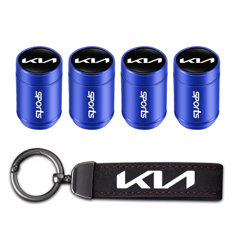 Car Tire Wheel Valve Cap Cover/Car Key Chain Ring Keychain for Kia Sportage Niro Morning Optima K7 K5 K8 K3 K9 Cerato Venga snpwz70