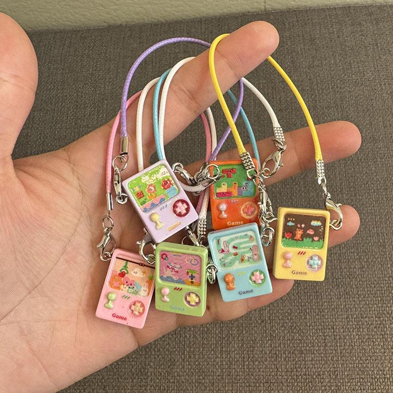 Dukkehus Tilbehør Små Dyr Miniatyr Mobiltelefon Modell Anheng Tegneserie Mini Mobiltelefon Modell Sjarm Utkledningsleke