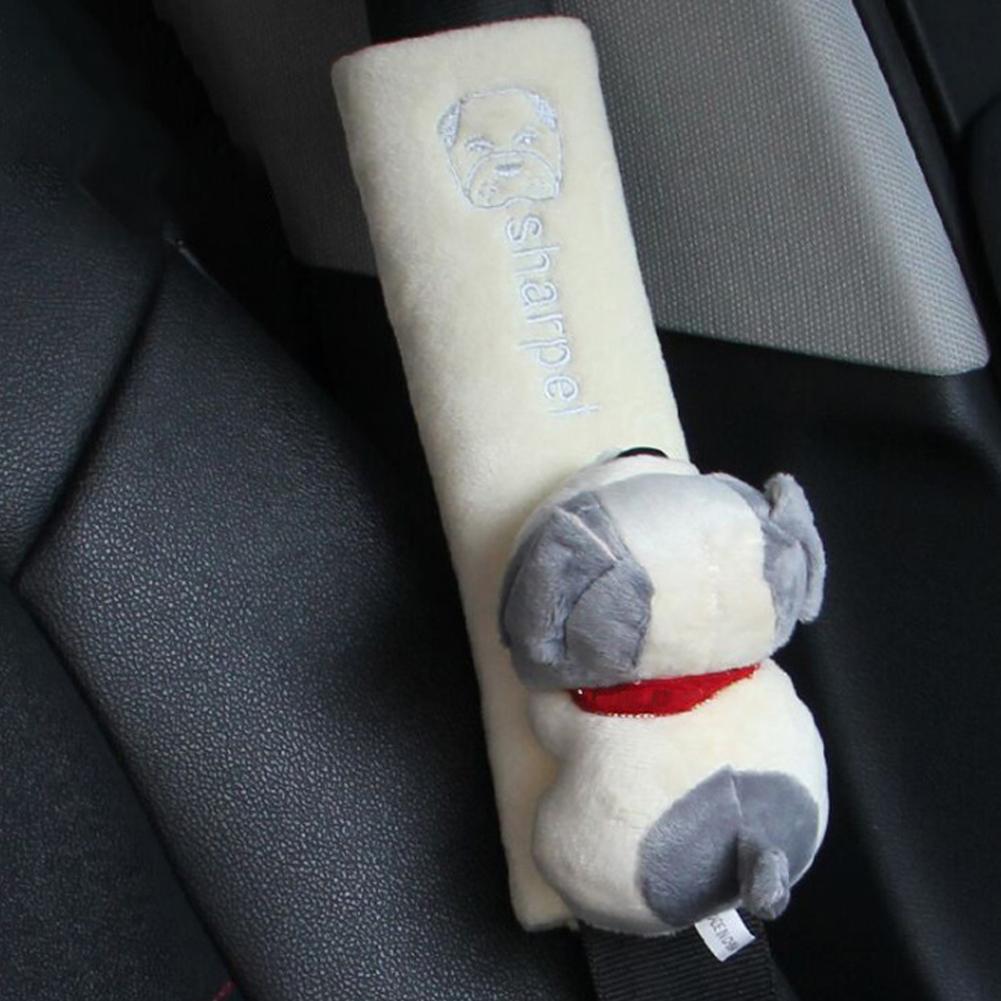 Soft Car Seat Belt Shoulder Guard Cute Anime Car Seat Belt Harness Cushion Auto Interior Shoulder Strap Pad For Adults Kids