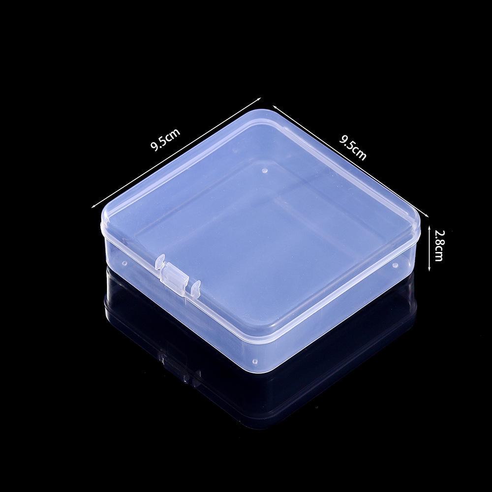Round and Square Transparent Multi-Grid Jewelry Storage Boxes