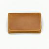 Short Crazy Horse Card Holder Bag Men's and Women's Business Card Holder Retro Leather Wallet Clip