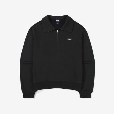 Fleece Basic Half Zip Sweatshirt