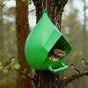 Creative Small Bird Feeder Outdoor Can Waterproof and Drainage Bird Feeder Outdoor Courtyard Wild Forest Eaves Feeders for Birds