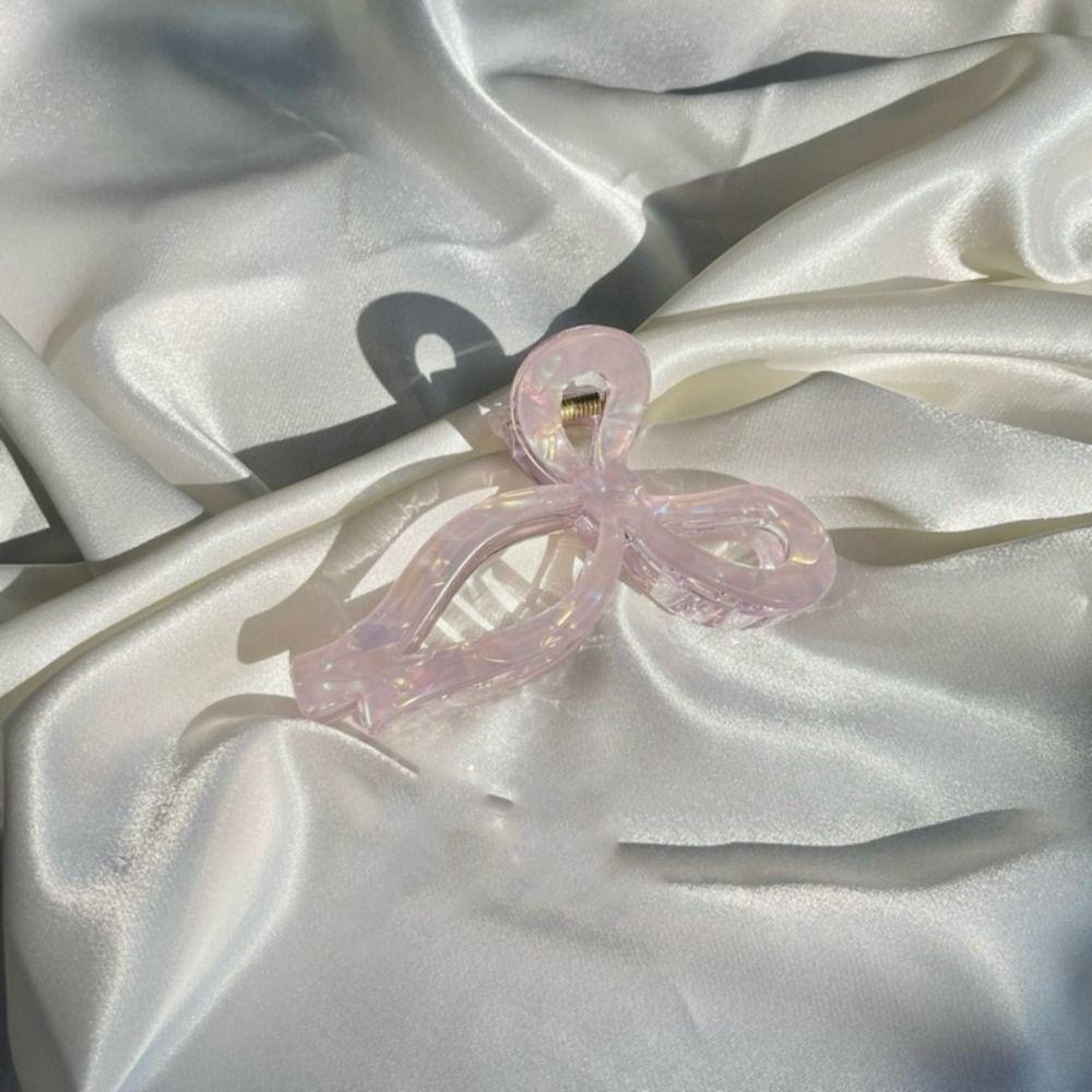 Colorful Acetate Grab Clip Acetic Acid Large Shark Clip Luxury Bow Hair Claw  Party