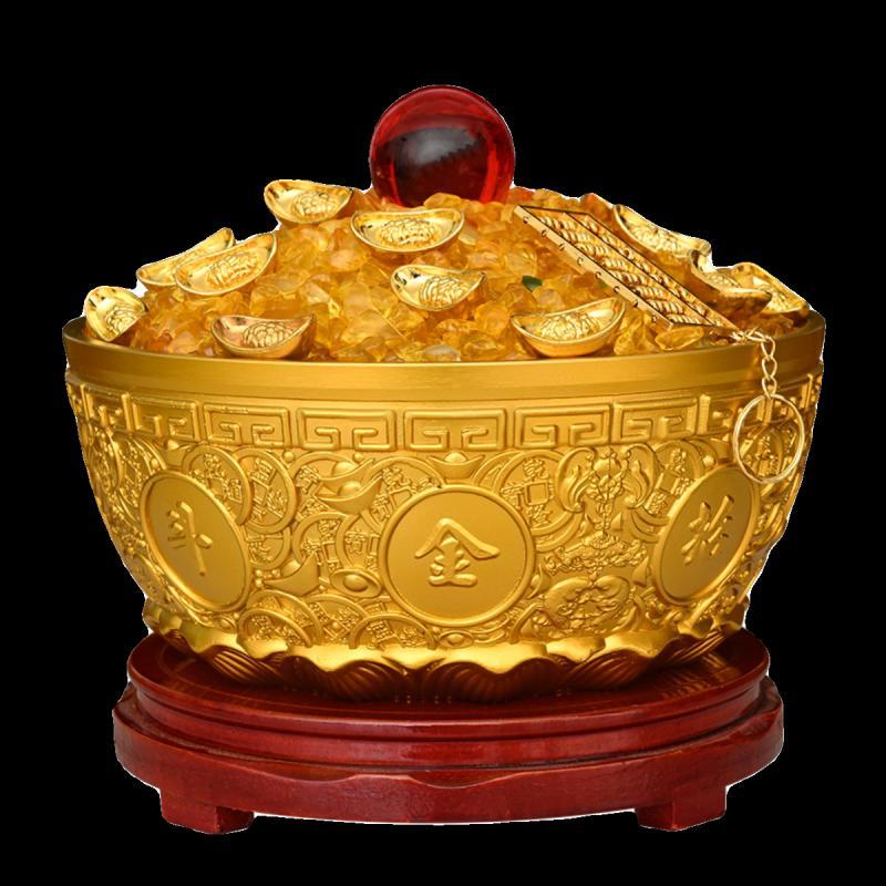 Copper Treasure Bowl Money Jar Shop Living Room Home Living Room Decoration