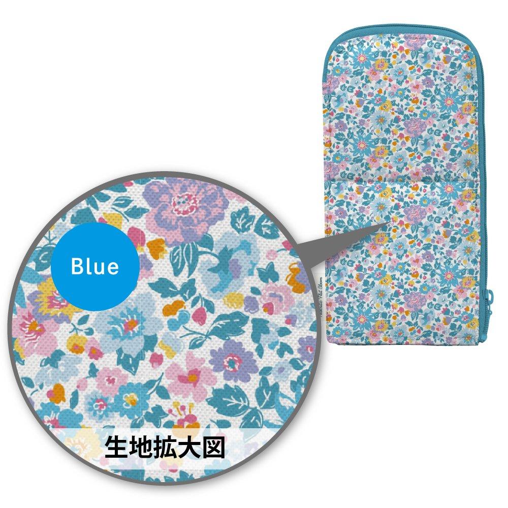 Kokuyo Neo Critz Flat Bloom Stiftetui in limitierter Auflage, Blau, F-VBF160-L2