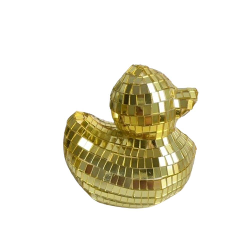 Duck Shape Disco Ball Decor Creative Glass Mirror Mirror Disco Balls  for 70s Party