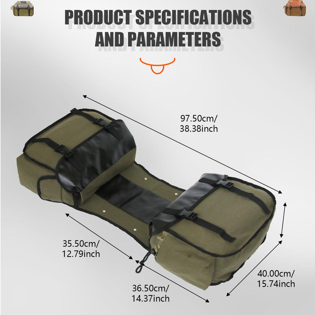 Canvas Motorcycle Bicycle Saddle Bag Panniers Motorbike Luggage Universal For Harley Honda Suzuki Kawasaki Bike MTB Tool Bags