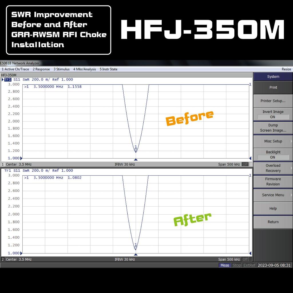 GRA-RWSM HF RF RFI Common Mode Noise Eliminated Common Mode Filter
