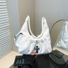 Niche retro Spice Girl armpit bag women's summer new high-value shoulder bag pleated dumpling bag