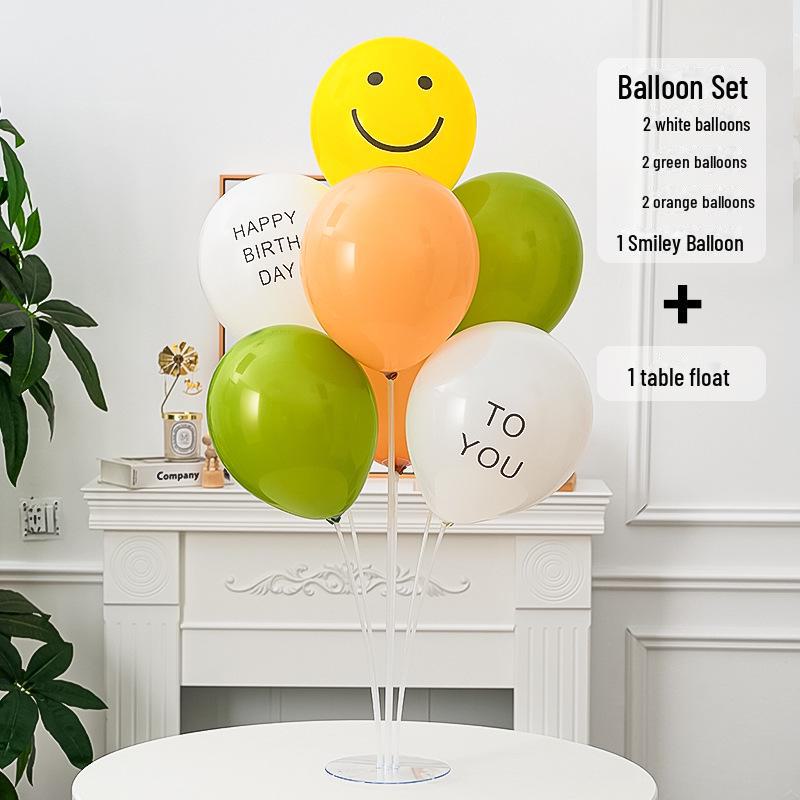 1st Birthday Balloon Cake Scene Decoration for Baby, Boys & Girls – Party Photo Props