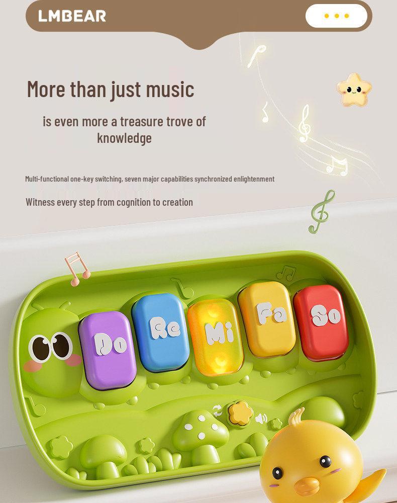 Baby Musical Hand Drum Toy - Educational 6-Sided Cube for 0-1 Year Olds