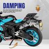 1/12 Yamaha R1M Car Model Simulation Sound and Light Belt Base Motorcycle Toy Ornaments To Give Your Boyfriend Gift