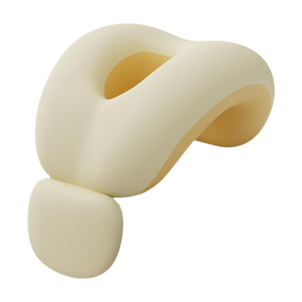Face Down Pillow Nap Donut Pillow Memory Foam Compact for Ladies Teenagers Ergonomic Soft Breathable Support Headrest for Car