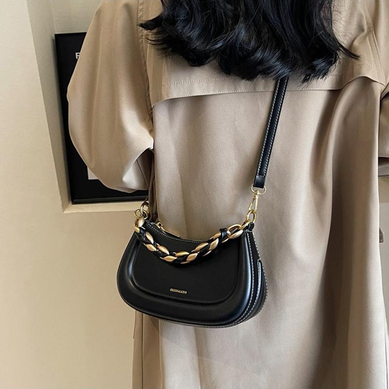 Prancūziška niša rankinė, moteriška rudens ir žiemos pečių krepšys, universalus retro stiliaus balno krepšys