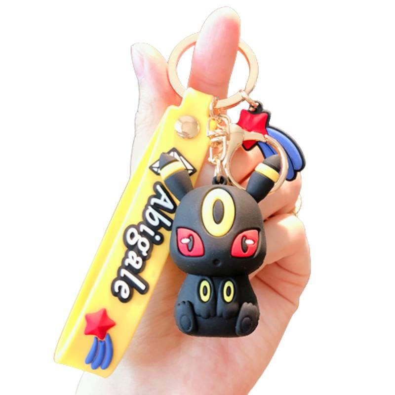 Cute Pikachu Cartoon Keychain Creative Couple Gift For Cars And Bags Jg-y082