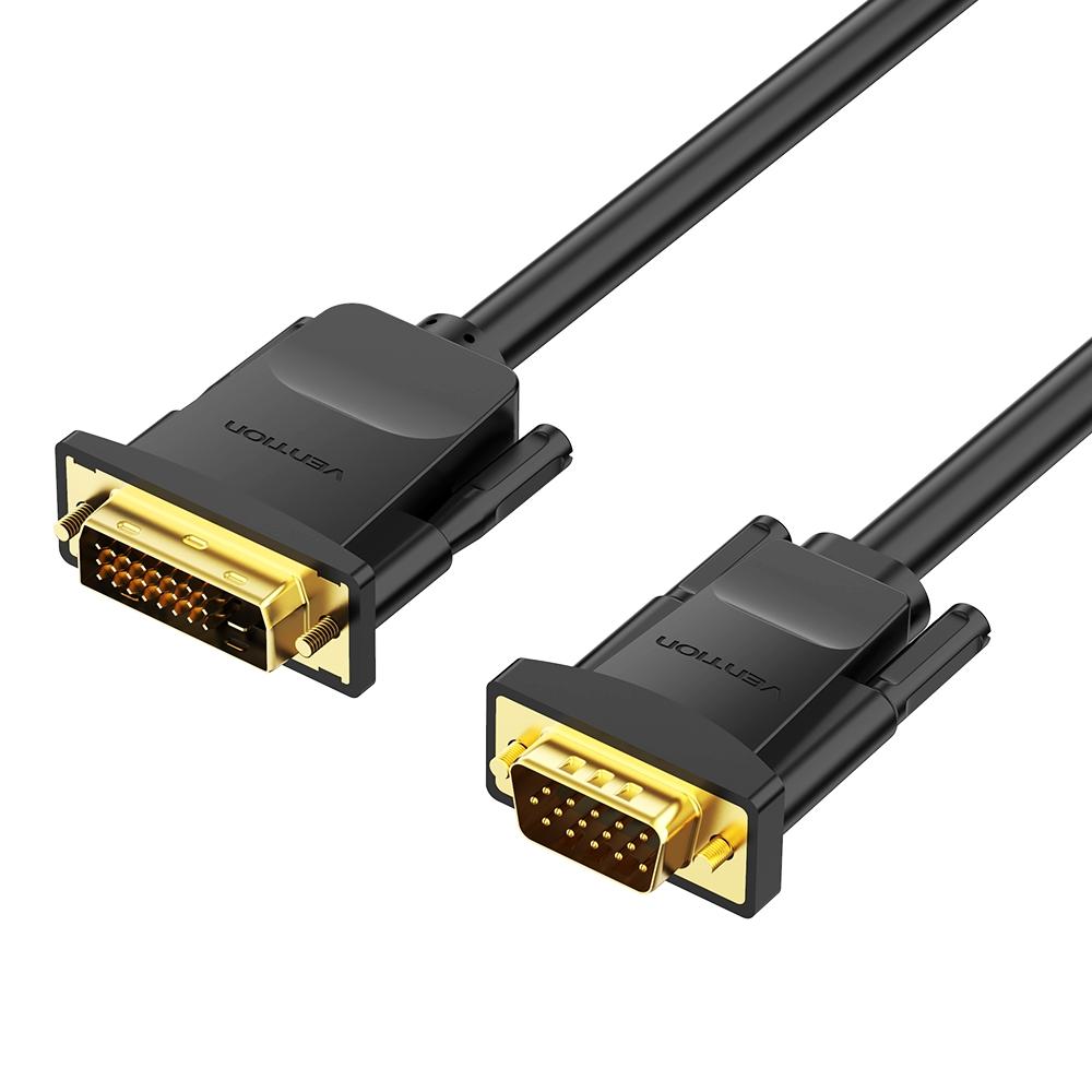 VENTION EABBG 1,5 м 24+1 DVI на VGA Кабель-переходник Папа-Папа с позолоченными разъемами 1080P 60 Гц A