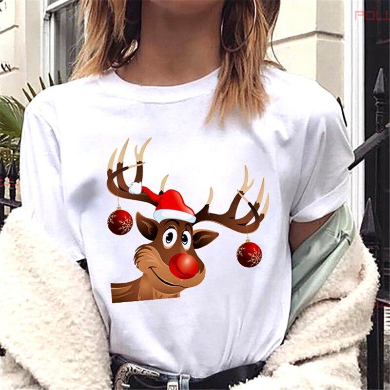 Buy Women Cute Reindeer T Shirt Women 