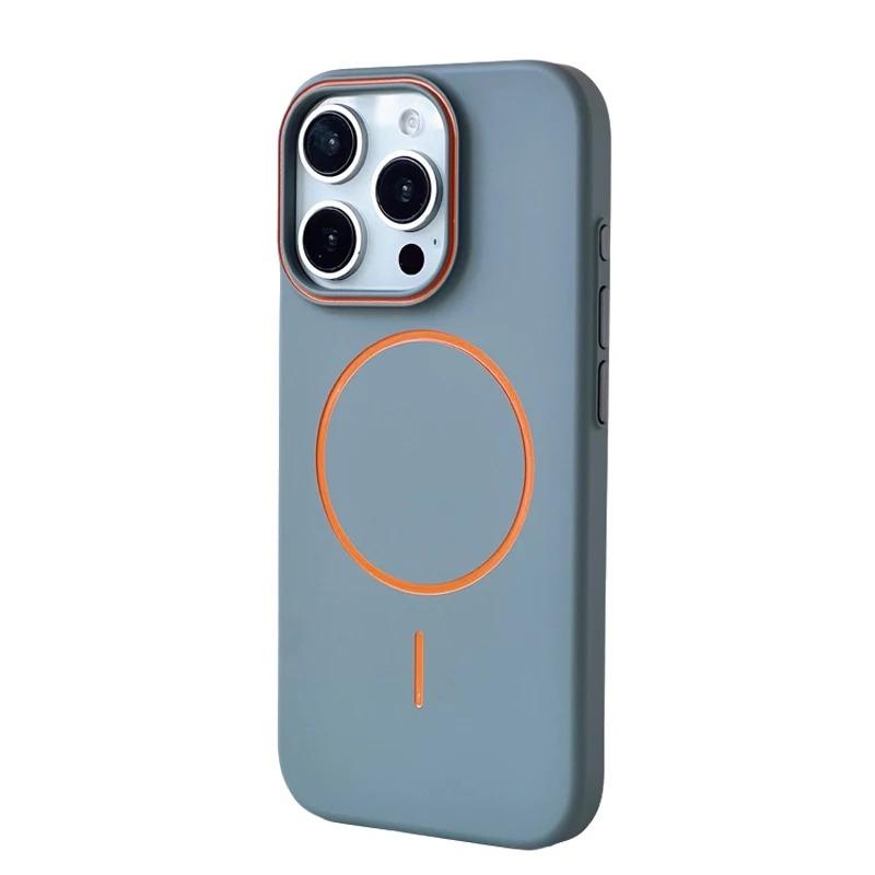 Ultrathin Hit Color Matte Hard PC Phone Case for MagSafe for iPhone 17 16 15 14 13 12 Pro Max Magnetic Wireless Charging Cover