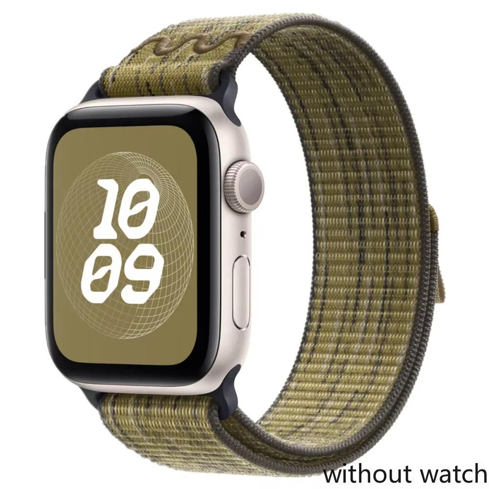 Nylon Sport Strap for Apple Watch Ultra3 49mm S11 42/46mm S10 9 8 7 6 5 4 3 Loop Bracelet for iWatch Series SE3 Ultra 2 46mm 45m