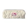 Pink Girly Heart Japanese Cat Zipper Pencil & Makeup Bag