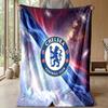 Chelsea FC Theme blanket Soft Flannel Blanket Plush Throw Blanket Cozy Sofa Bed Blanket for Home Decor