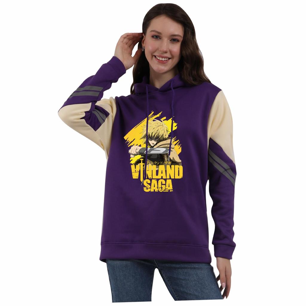 VINLAND SAGA Ice Sea War Hoodie: Unisex Autumn/Winter Color Block Fleece