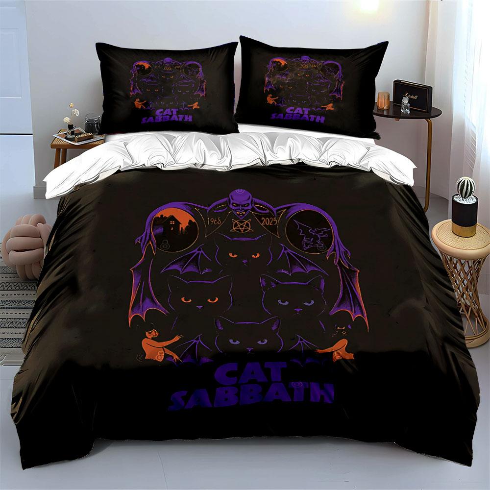 Hogwarts House Emblems Pattern Bedding Duvet Cover Set Duvet Cover Pillowcases (1*Duvet Cover 2*Pillowcases, without duvet insert)