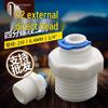 Water Purifier Quick Connect Fitting Adapter: 1/4, 3/8, 1/2 Inch with 1/2 Thread, Including Tee Elbow and Straight Connector