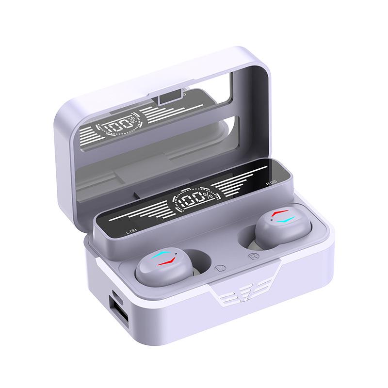 

Беспроводные внутриканальные наушники TWS Mirror High Appearance Level Ambient Light фиолетовый