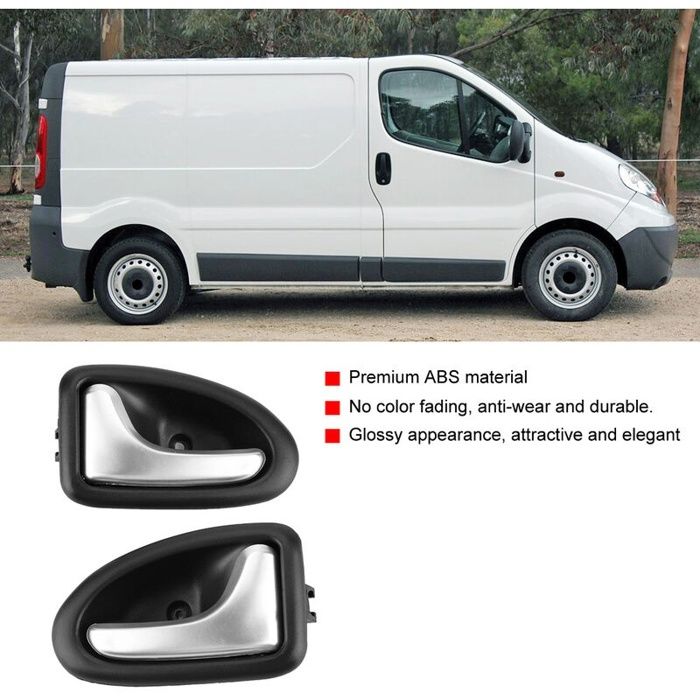 Car Interior Door Handle Cover 8200915599, Bowl Trim for RENAULT CLIO SCENIC TRAFIC (1 Pair)