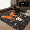 1PC Custom Name Butterfly Skull Artwork Theme Floor Mat Ideal for Living Room, Game Rooms, Office, Bedroom Floor Mat Playful Design