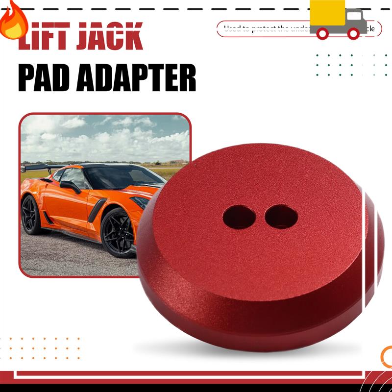Jack Pad Aluminum Lifting Pucks Floor Jack Adapter For Corvette C5 C6 C7 C8 944 964 993 996 997 911 Red