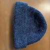 Used NOAH Blue x Black Knit Hat Beanie Made in Canada Good Condition Logo Embroidery Supreme
