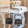 Multifunctional Non-Slip Clothes Hanger: Plastic Pants Rack & Drying Support