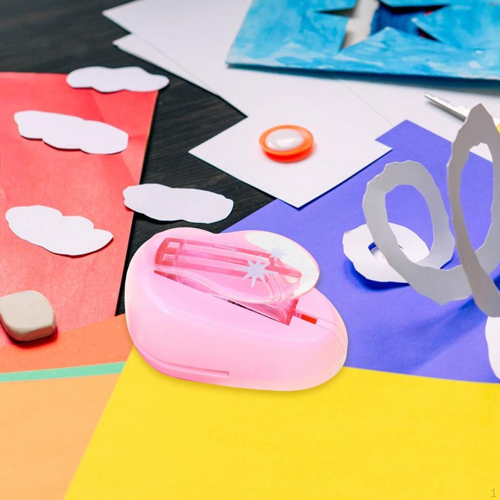 Punch Crafting for DIY Scrapbooking Handmade Card Making with Lever Action Ergonomic PP Material