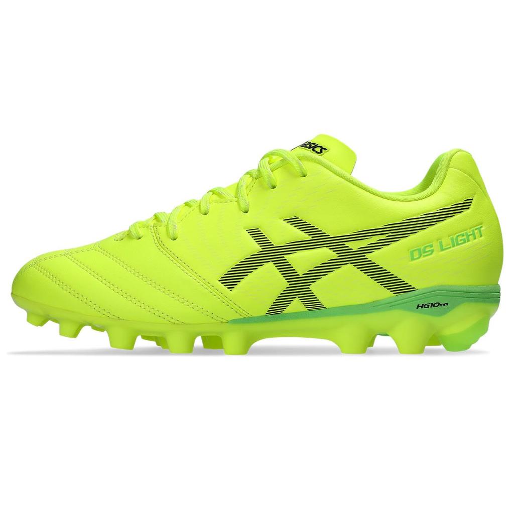 Asics DS LIGHT JR GS 1104A054 Soccer Size 750 Size 2E Shoes, Unisex, (Safety Yellow/Black), 23.5 Cm,